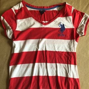 U.S.P.A. Striped T-Shirt